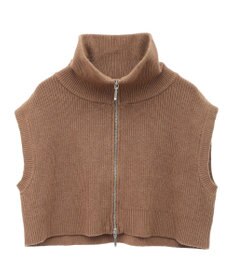 earth music&ecology ＳＥＴ２点ＺＩＰベスト＋ニットワンピース