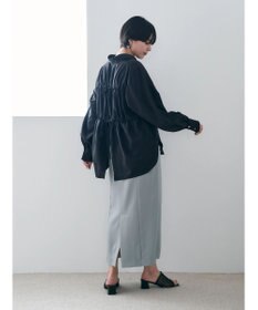 YECCA VECCA シャーリングロングナロースカート