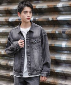 WEGO 【ユニセックス着用ITEM】BIGデニムジャケット