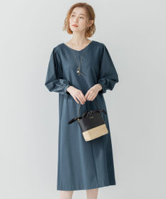 【美品】MIU MIU フレアワンピース ジャンパースカート 36 ブルー