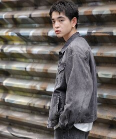 WEGO 【ユニセックス着用ITEM】BIGデニムジャケット