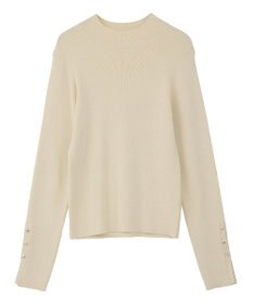 YECCA VECCA 【2点SET】刺繍レースキャミセットハイネックニット