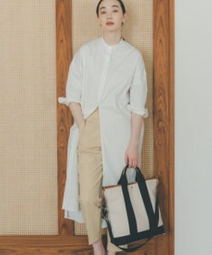 TOPKAPI 【Breath TOPKAPI】スコッチグレイン ネオレザー 縦型 A4 トート バッグ ショルダー付き L