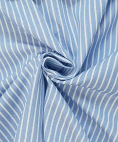 Tiaclasse 【洗える】ストライプフレアスリーブチュニックブラウス