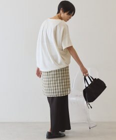 AMERICAN HOLIC 半袖コクーンカットプルオーバー