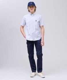 J.PRESS MEN 【ストレッチ】コンパクトピケストレッチ５ポケット パンツ
