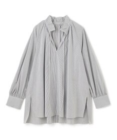 UNFILO ギャザーオーバーブラウス