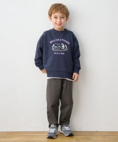 ANY KIDS アニマルプリント 裏毛トレーナー