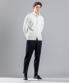 JOSEPH HOMME 【イージーケア】 ヴィスコースリンクス　ジップアップカーディガン