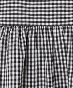 ANY 【洗濯機可能】ギンガムギャザーワンピース