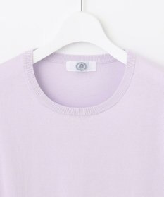 J.PRESS LADIES 【洗える】 BASIC HI-COTTON クルーネック ニット