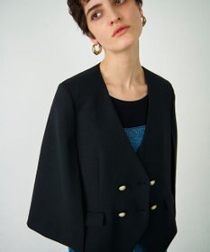 GRACE CONTINENTAL ケープスリーブジャケット