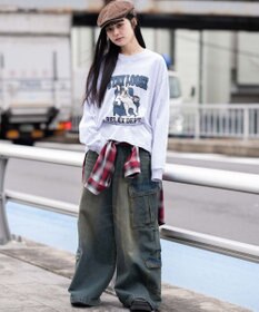 WEGO 【ユニセックス着用ITEM】グラフィックBIG　T（長袖）