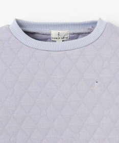 組曲 KIDS 【90-100㎝】ハートキルトジャガード トレーナー