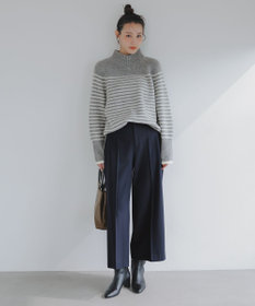 ANY SIS ビューティサーモ2WAYストレッチ ワイドパンツ