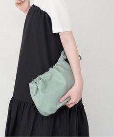 russet レザー巾着4WAYショルダーバッグ(CE-1454)