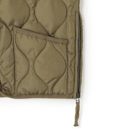 UNFILO 【120-150cm】TAION ミリタリーZIP Vネックダウンベスト(UNISEX)