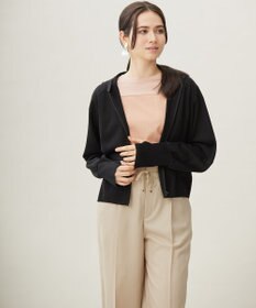 自由区 L 【接触冷感・UVケア・洗える】ファンクショナルジップアップ パーカー