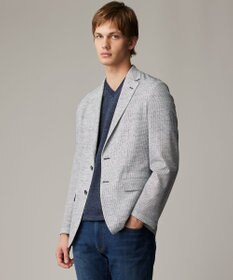 JOSEPH ABBOUD 【洗える・軽量・ストレッチ・速乾】ノルマンディーリネントップ ジャージー ジャケット