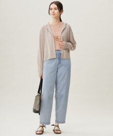 自由区 L 【接触冷感・UVケア・洗える】ファンクショナルジップアップ パーカー