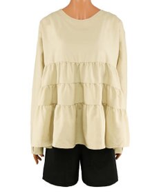 San-ai Resort（三愛水着楽園） 【WEB限定】5点セット キャップ付きUVカットタンキニ+ティアードラッシュセット水着【BeachQueen(ビーチクイーン）】