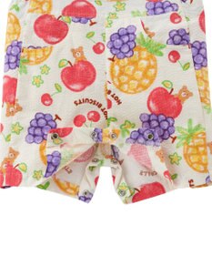 MIKI HOUSE HOT BISCUITS 【ビーンズ×フルーツシリーズ】【70-110cm】5分丈オーバーオール