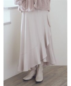 earth music&ecology ラッフルフリルイレヘムスカート