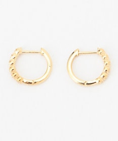 TOCCA 【WEB限定】FRILL DIAMOND PIERCED EARRINGS K10 ダイヤモンド ピアス