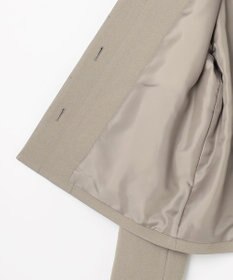 J.PRESS LADIES S 【WEB限定カラーあり】ツムギートflannel ノーカラー ジャケット