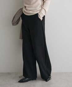 CRAFT STANDARD BOUTIQUE ブークレ風カットソーパンツ