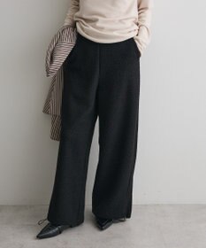 CRAFT STANDARD BOUTIQUE ブークレ風カットソーパンツ