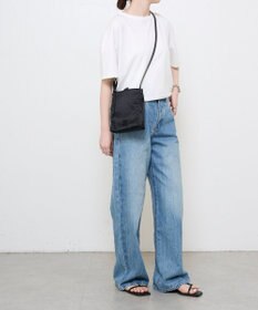 russet ＜長財布がちょうど入る＞ナイロンミニショルダーバッグ(Z-215)