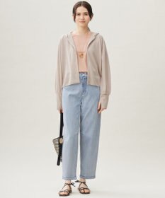 自由区 L 【接触冷感・UVケア・洗える】ファンクショナルジップアップ パーカー