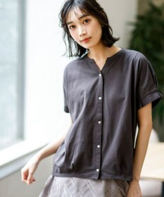 ANY SIS L 【美ライン大人T】裾タックゆる プルオーバー