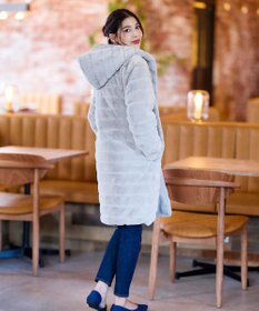 Tiaclasse 【2WAY】エコファーキルティングリバーシブルコート