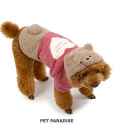 PET PARADISE ペットパラダイス くま もこふわパーカー 小型犬