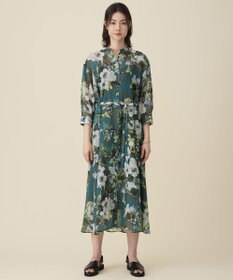 自由区 S ボタニカルプリント ワンピース