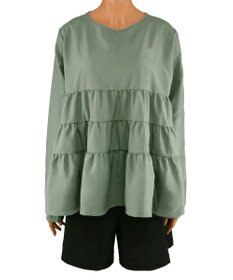 San-ai Resort（三愛水着楽園） 【WEB限定】5点セット キャップ付きUVカットタンキニ+ティアードラッシュセット水着【BeachQueen(ビーチクイーン）】