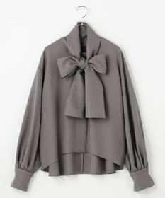 #Newans 【洗濯機可】ビックリボンパウダリーブラウス