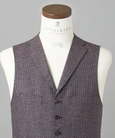 GOTAIRIKU 【CANONICO/カノニコ】 ヴィンテージ サキソニー3ピーススーツ （ブラウンミックス）