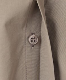 ICB 【洗える】 コットンナイロンタイプライター デザインブラウス