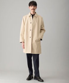 UNFILO MENS 【洗濯機OK】防風撥水ステンカラーコート
