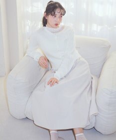 earth music&ecology ミニケーブルコンパクトカーディガン