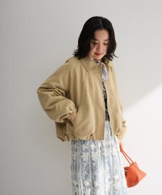 Green Parks 衿付きバルーンブルゾン