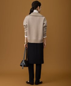 自由区 L 【SHIHOさん着用】ボイルドウールハーフジップ ニット