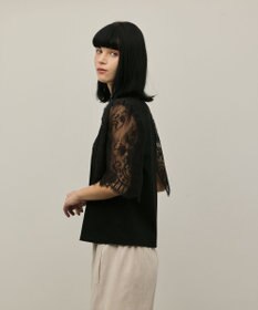 GRACE CONTINENTAL レースフレアカットトップ