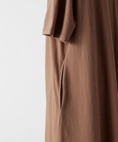 TOQUE 〈大草直子さんアドバイザー〉 【天然素材】タンギス コットン天竺 半袖ワンピース