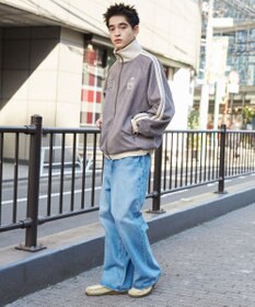 WEGO フェイクスウェードライントラックジャケット