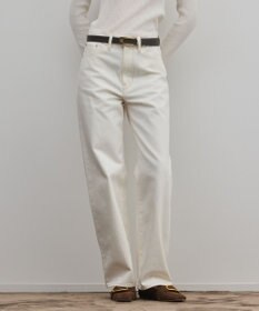 GRACE CONTINENTAL ワイドストレートホワイトデニム