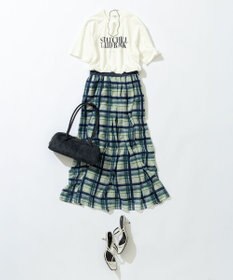 23区 S 【SLOW/一部店舗限定】MVSコットン ロゴTシャツ